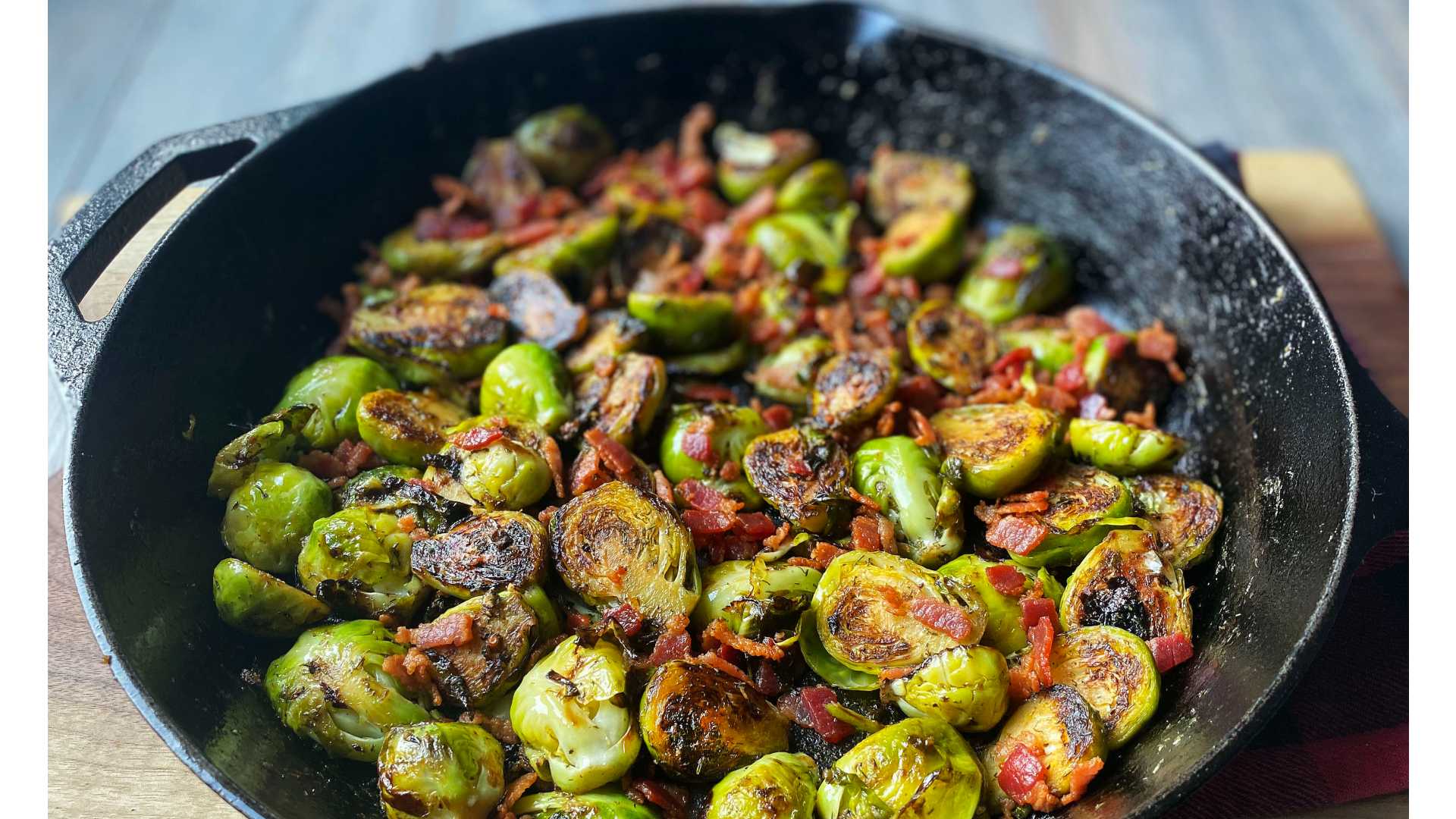 Caramelized Brussels Sprouts with Tangy Dill Dressing