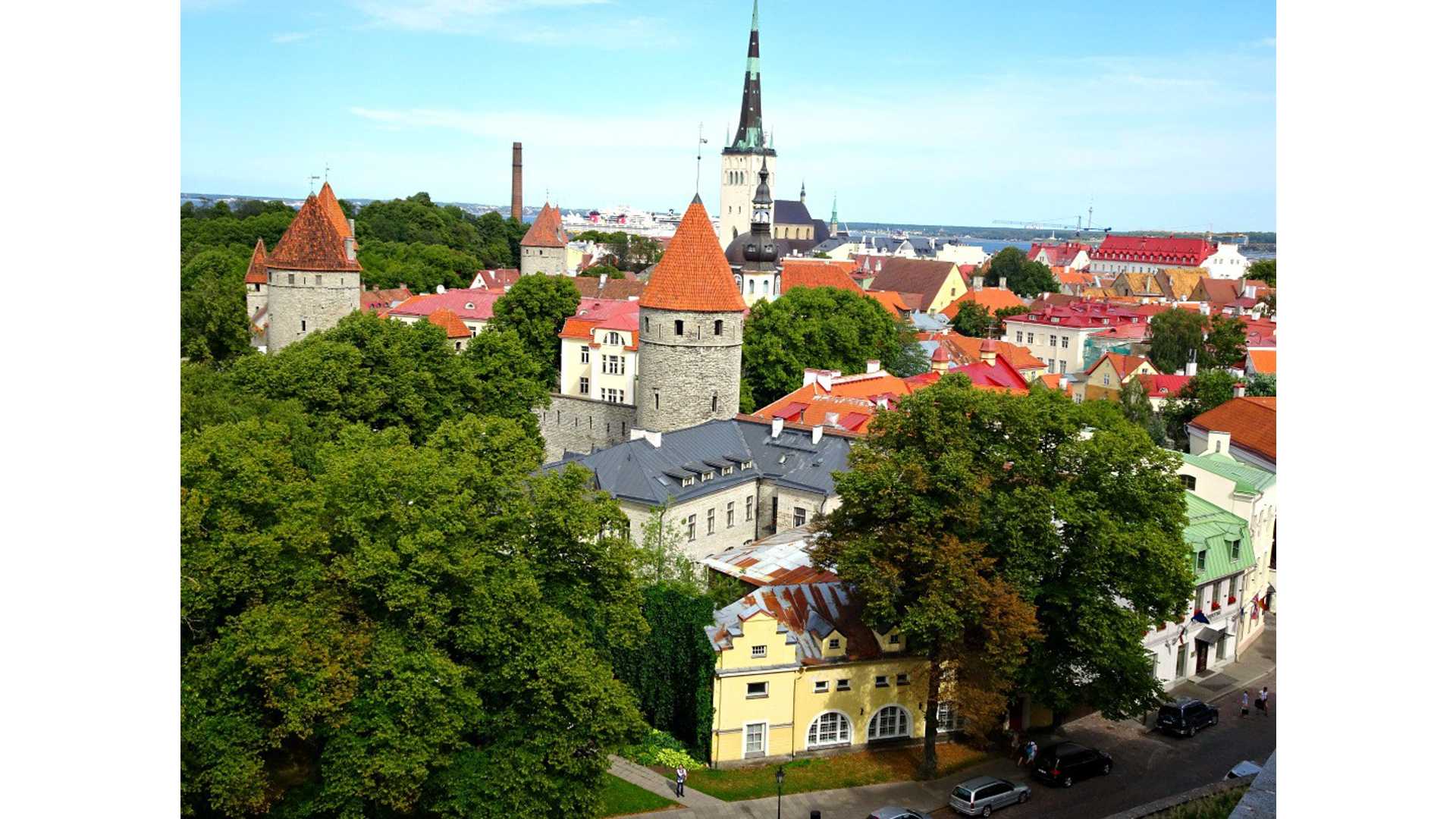 a view of Tallinn, Estonia